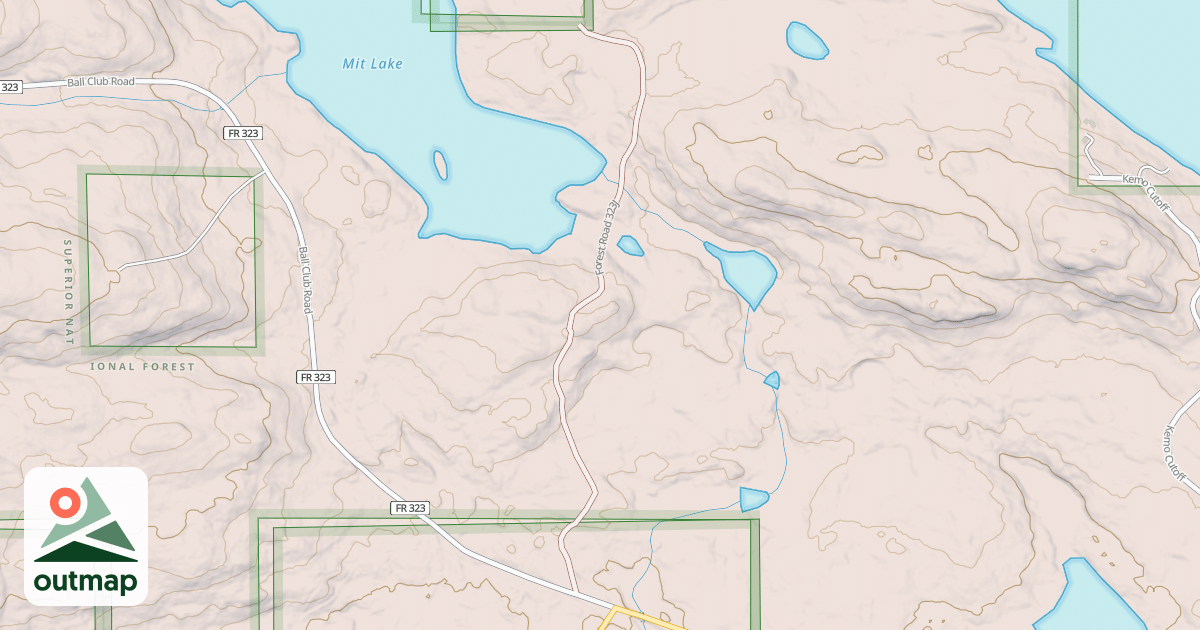 Map of BALL CLUB LAKE SPUR J