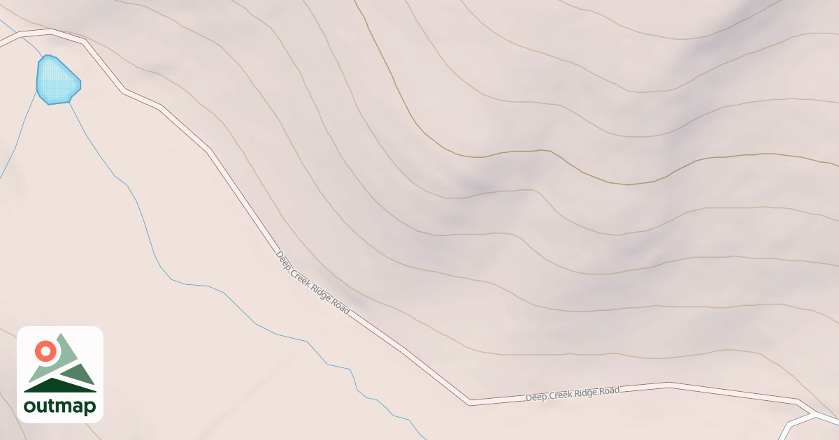 Map of DEEP CREEK RIDGE