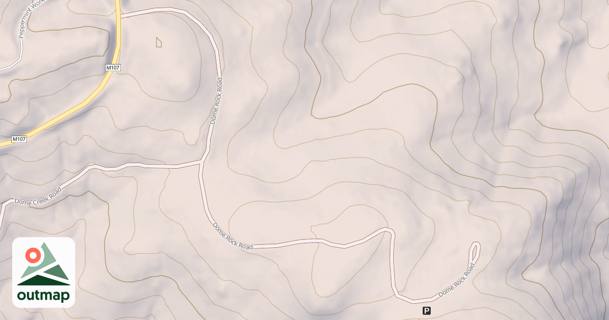Map of DOME ROCK