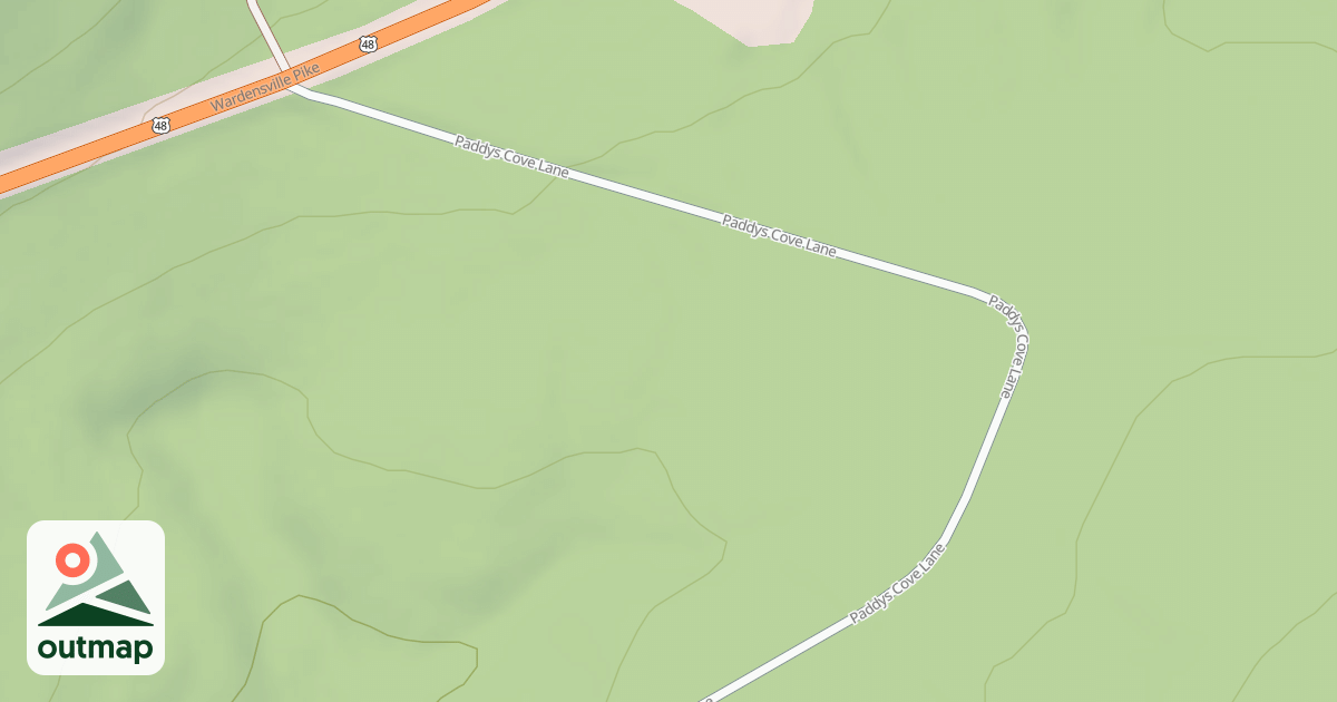 Map of VANCES COVE