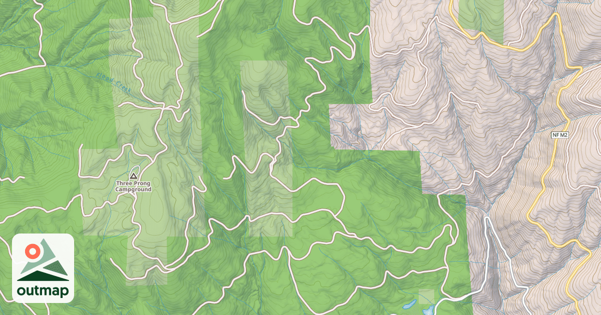 Map of BALL MOUNTAIN