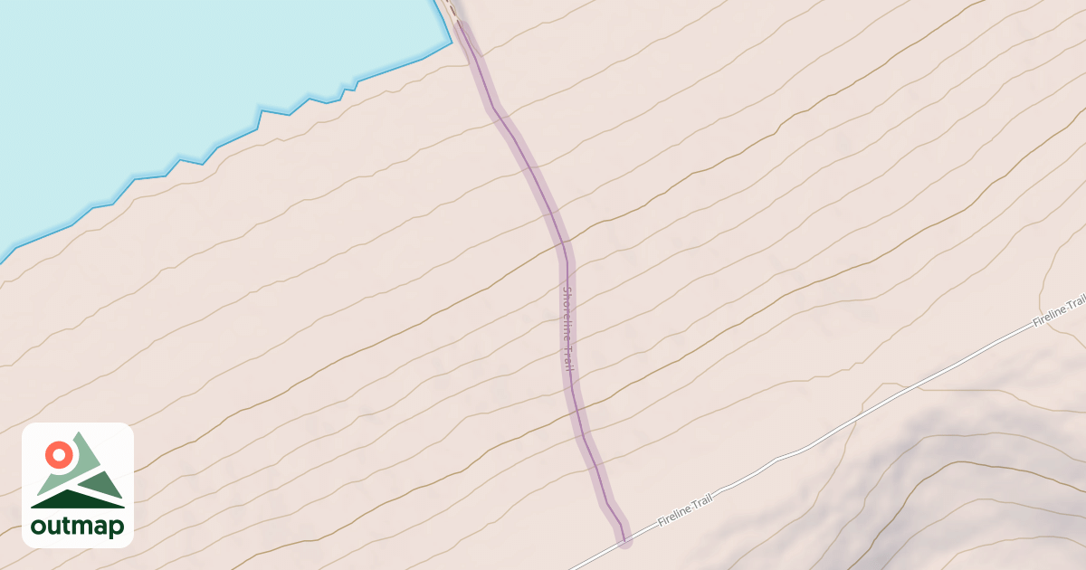 Map of Shoreline Trail