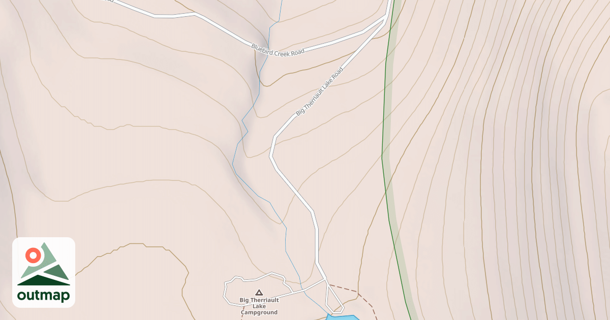 Map of BIG THERRIAULT LAKE