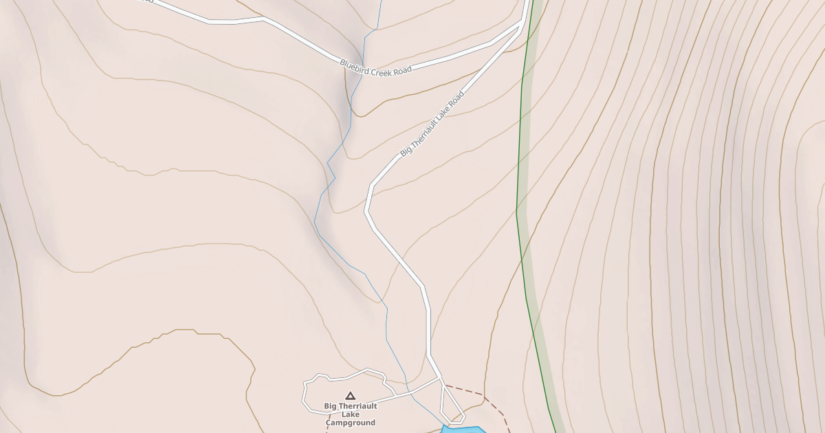 Map preview of BIG THERRIAULT LAKE