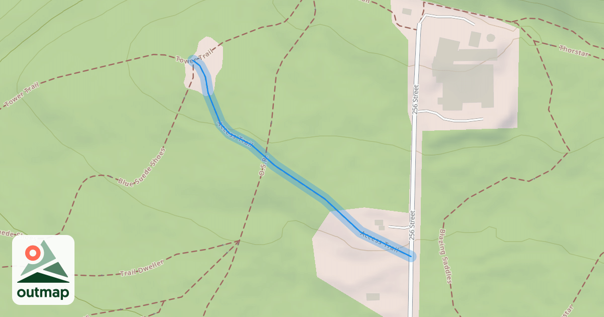 Map of Access Trail