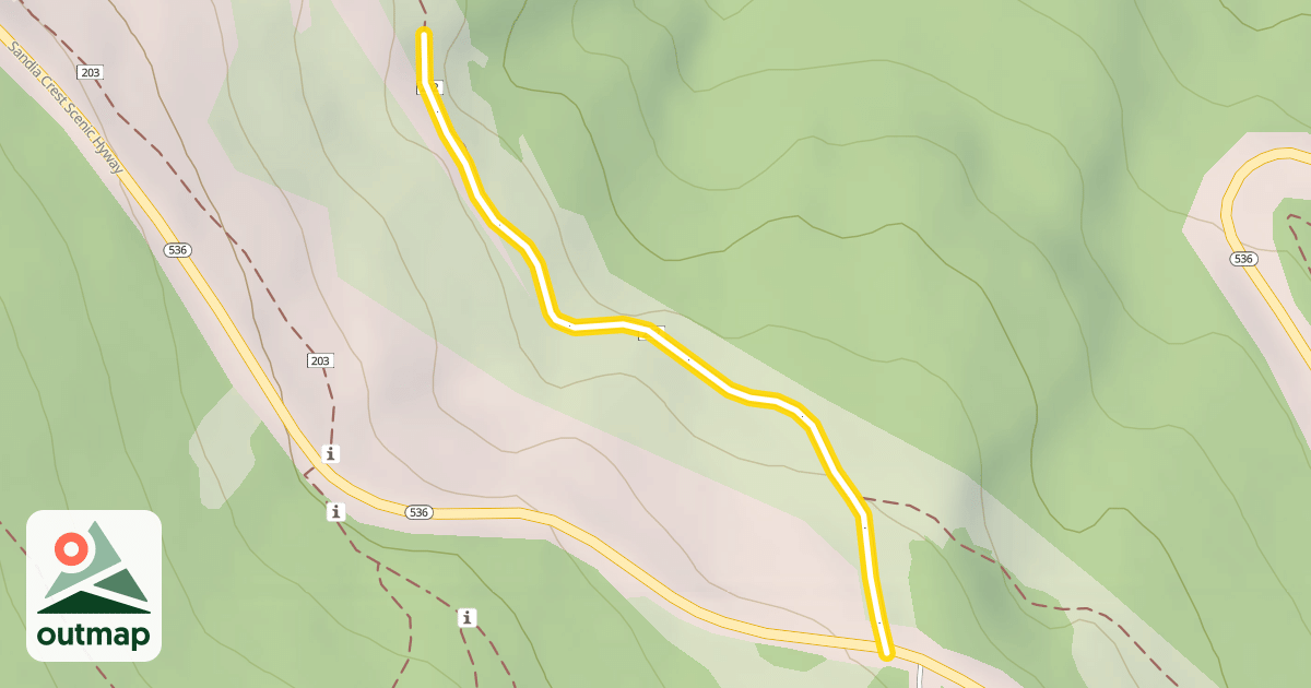 Map of Ellis Trail