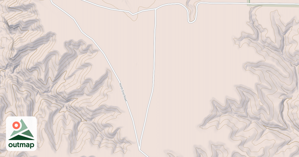 Map of DOC HODGE DRAW