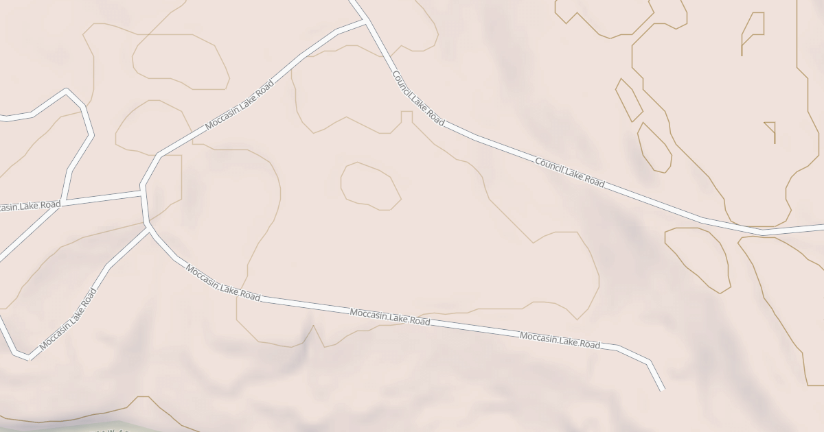 Map preview of MOCCASIN LAKE