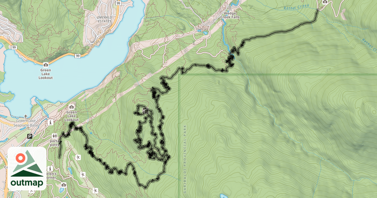 Map of Comfortably Numb/Secret Trail