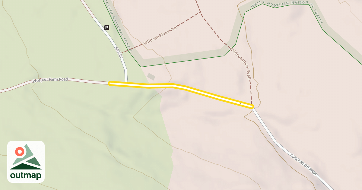 Map of Prospect Farm Road