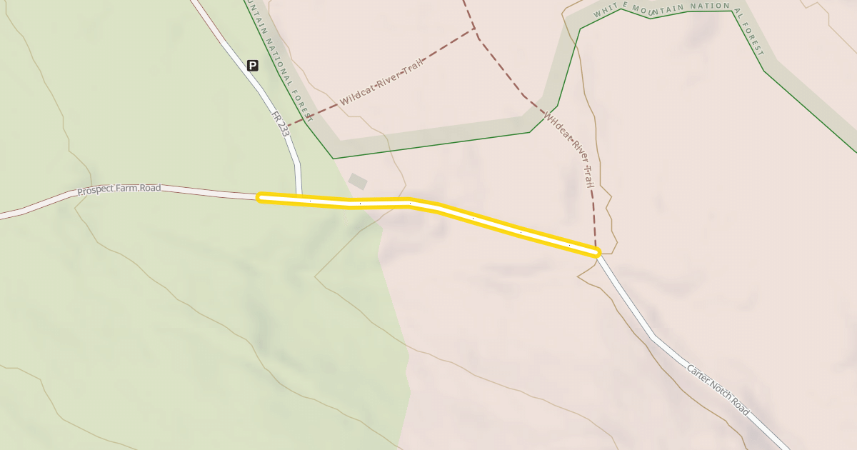 Map preview of Prospect Farm Road