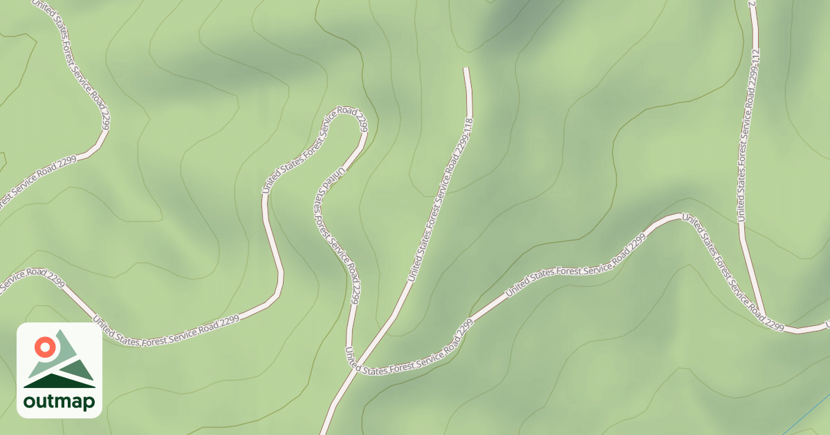 Map of USFS National Forest System Roads {B81D7C7B-9A23-4C83-ABB0-6EB98686898F}