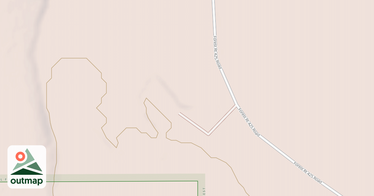 Map of BUNDLE LAKE SPUR B