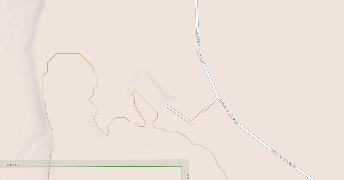 Map preview of BUNDLE LAKE SPUR B