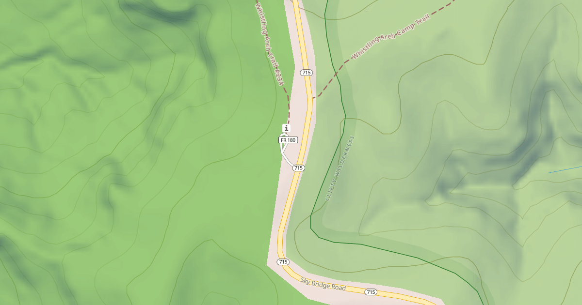 Map preview of WHISTLING ARCH