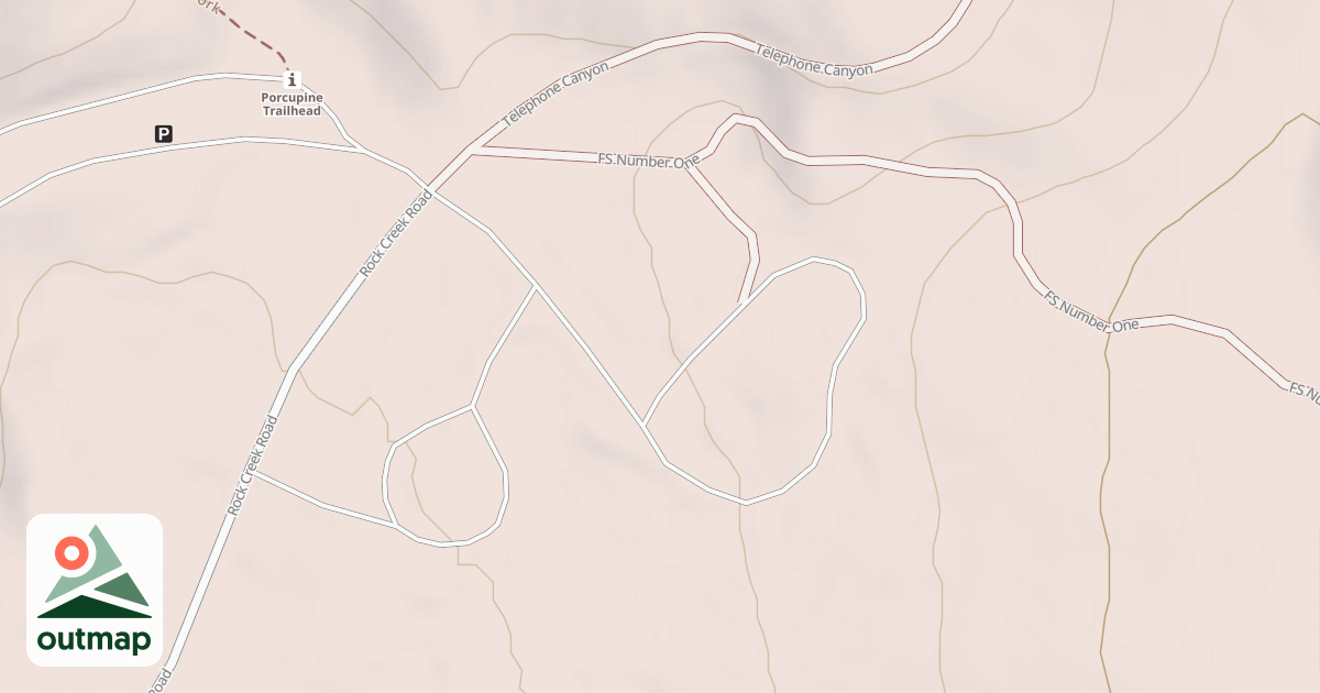Map of PORCUPINE C G LOOP A