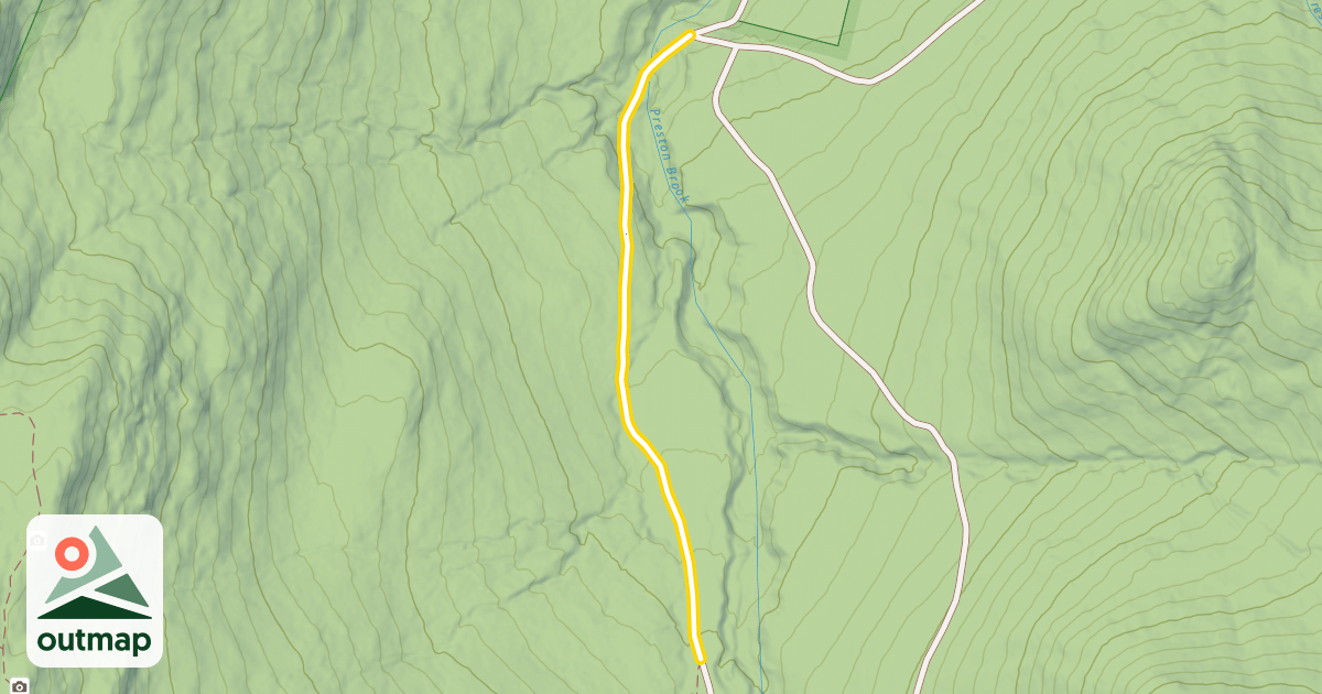 Map of Honey Hollow Trail