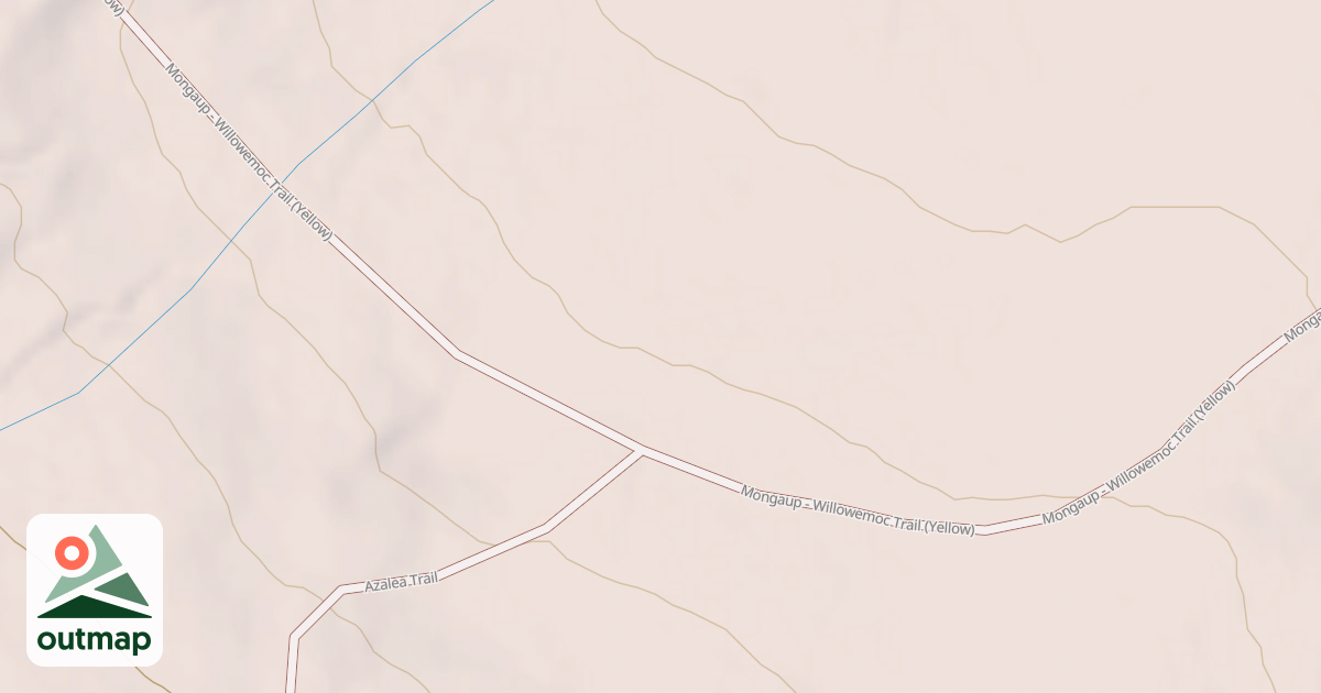 Map of Mongaup Willowemoc Trail