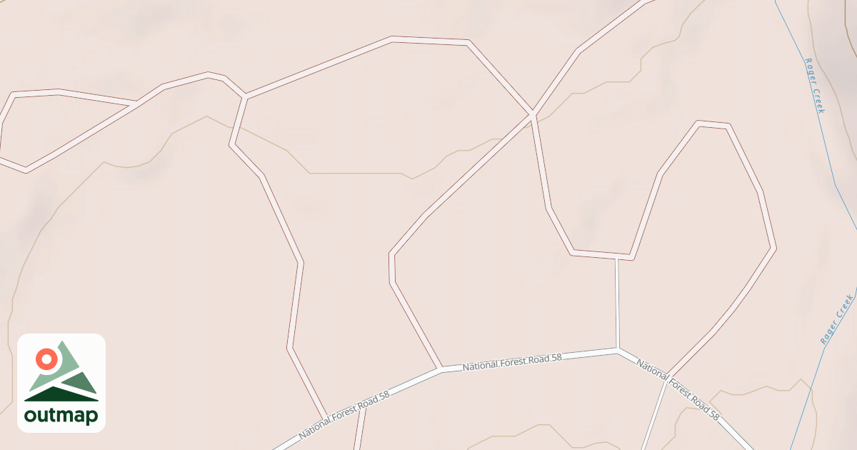 Map of RAGEOR ROAD