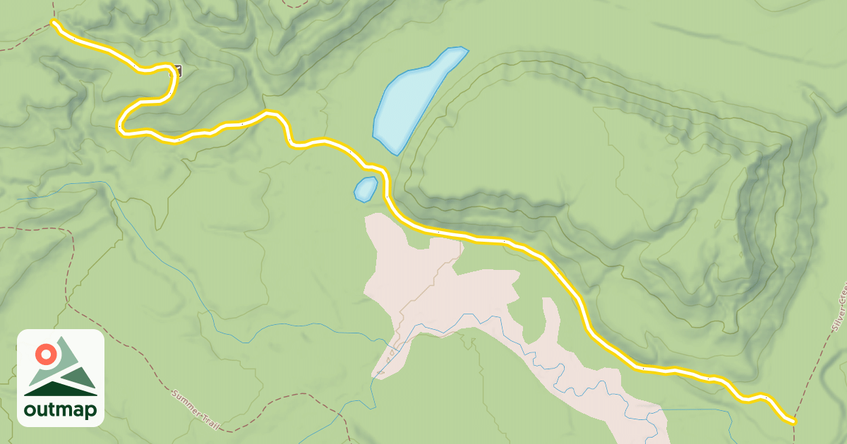 Map of Silver Creek Trail