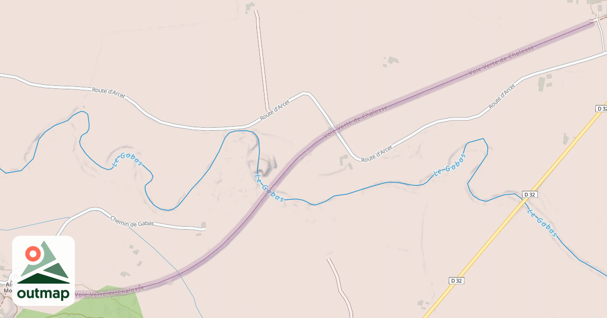 Map of Voie Verte de Chalosse