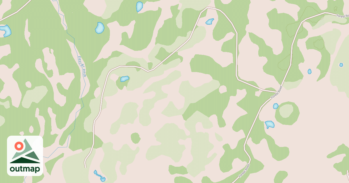 Map of USFS Motor Vehicle Use Map Roads {C7A5B208-01D2-40B6-A0C1-381DCD3133DC}