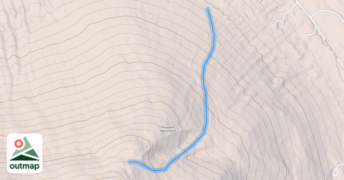 Map of Lower Kancamangus
