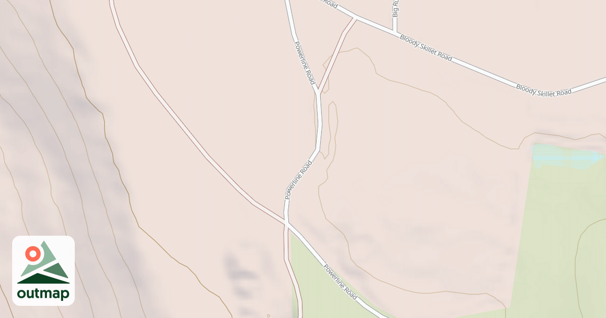 Map of Bloody Skillet ATV Trail