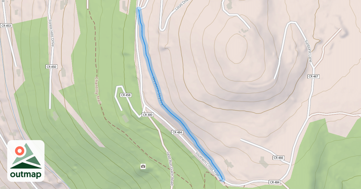 Map of Western SkyTrail