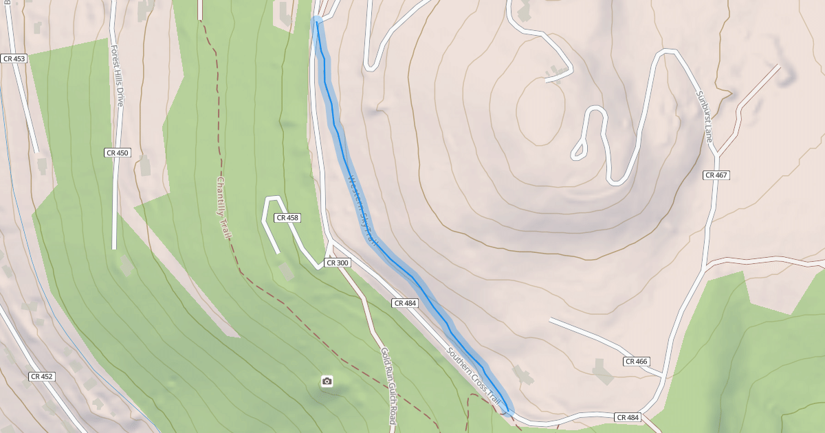 Map preview of Western SkyTrail
