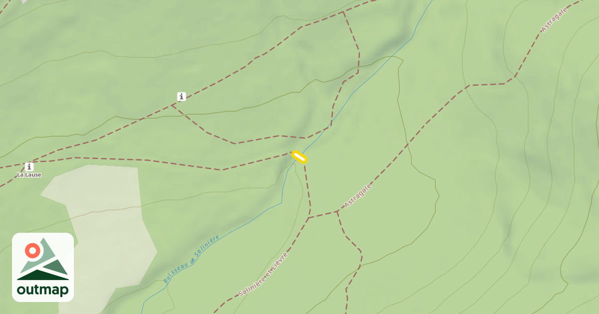 Map of Pont de la Salinière