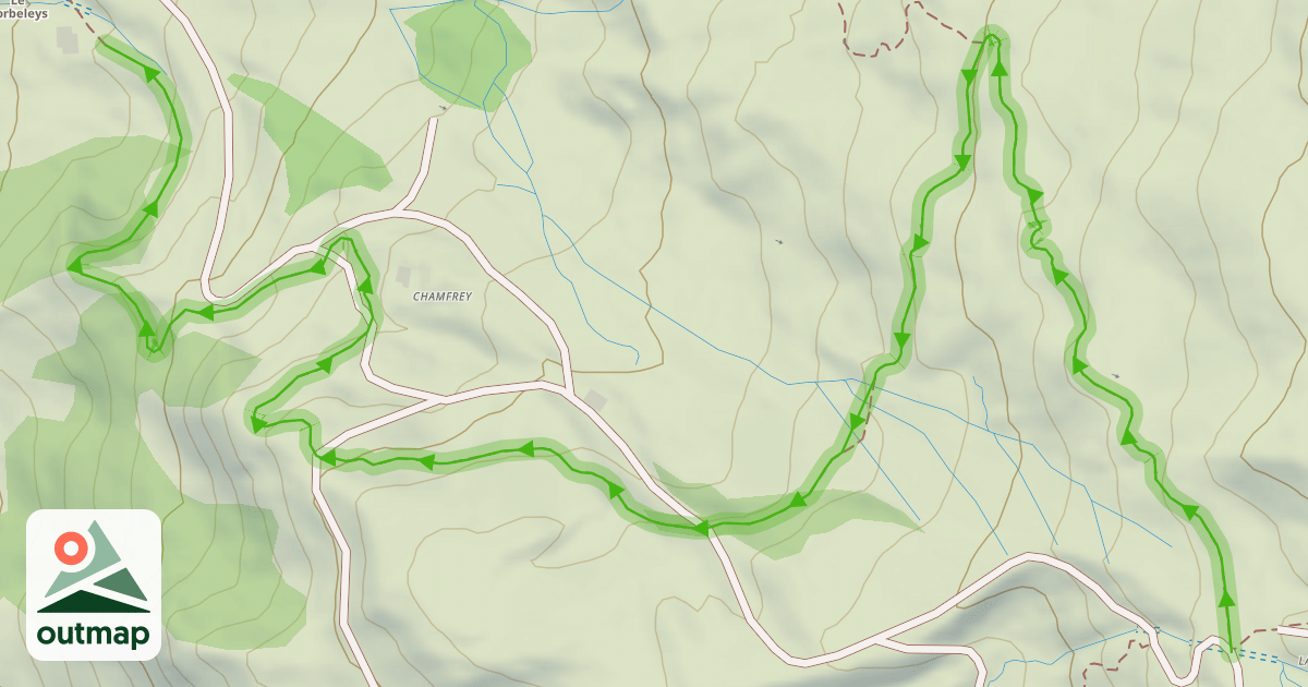 Map of DH1 Easy Rider