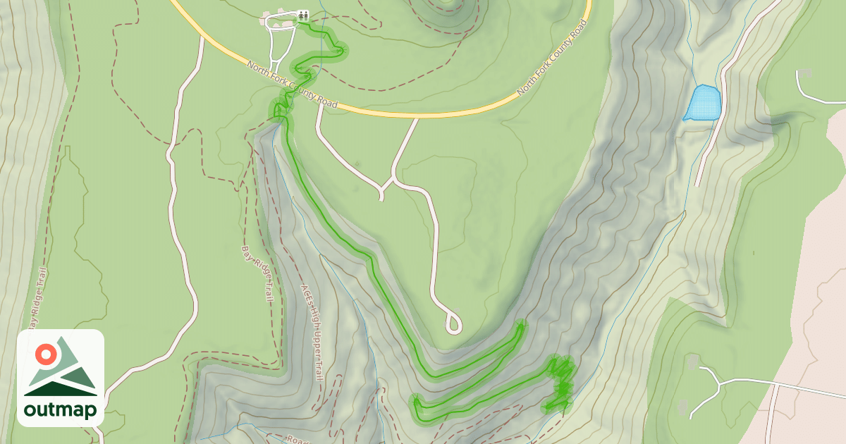 Map of Canyon Connection Trail