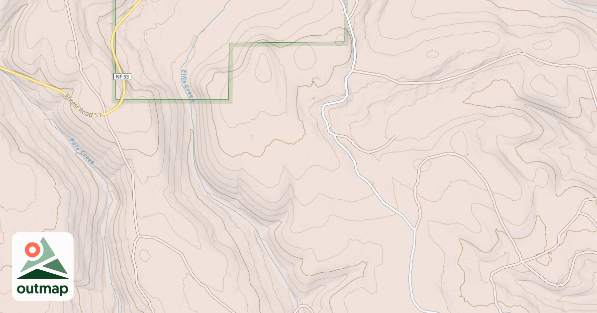 Map of USFS National Forest System Roads {A6D93C77-0574-4F3C-9107-AEBC6B92ED63}