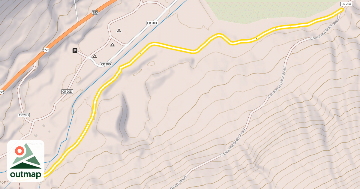 Map of Townsite Loop