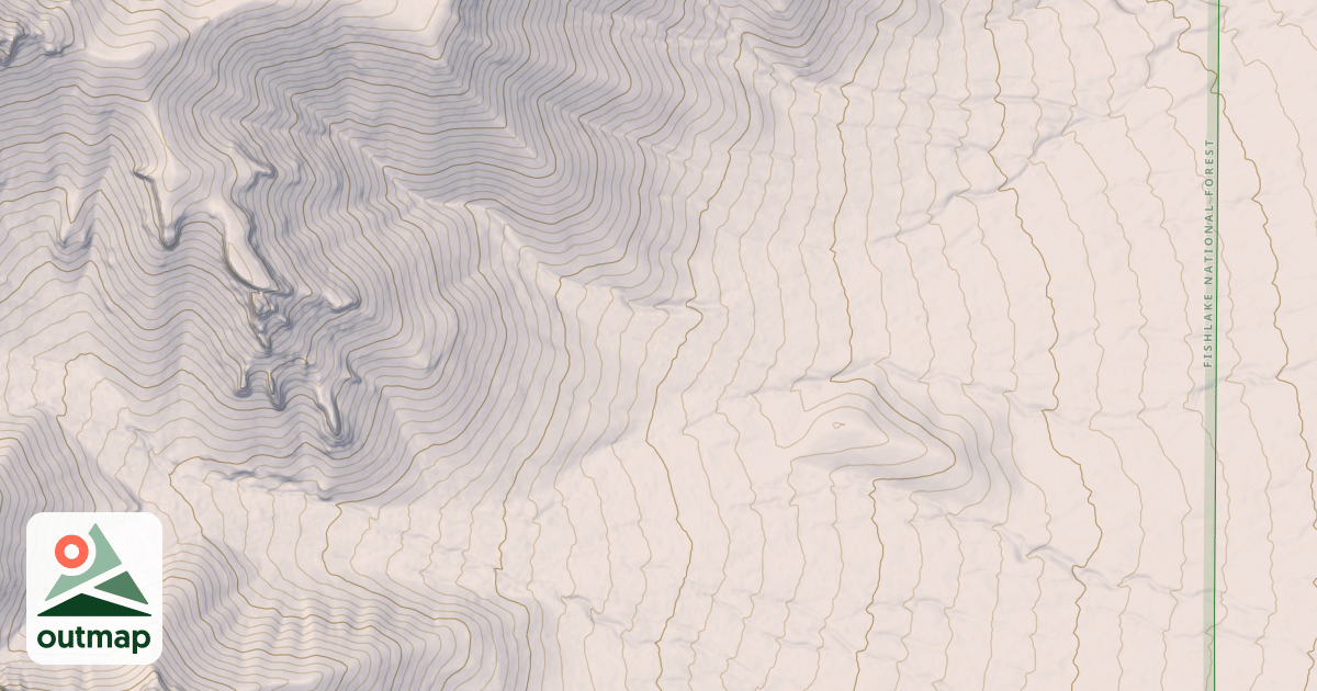 Map of COW CANYON