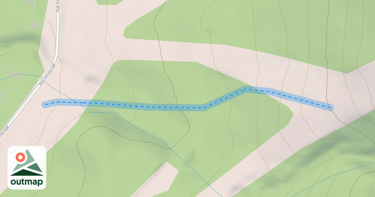 Map of La Tue-Mouches