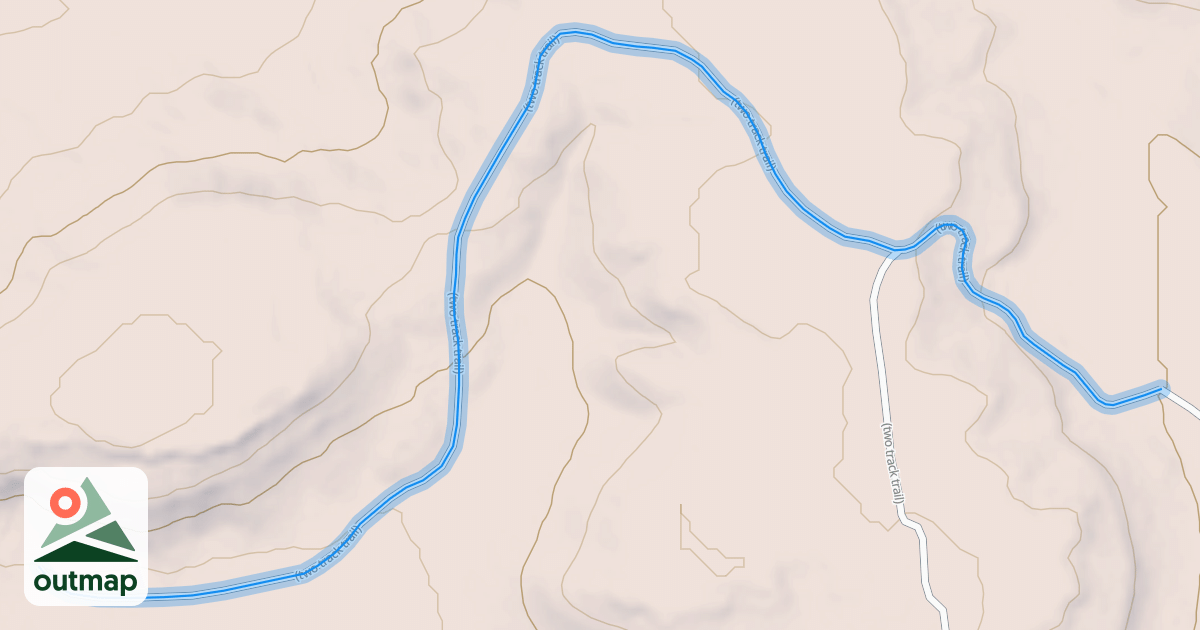 Map of (two track trail)