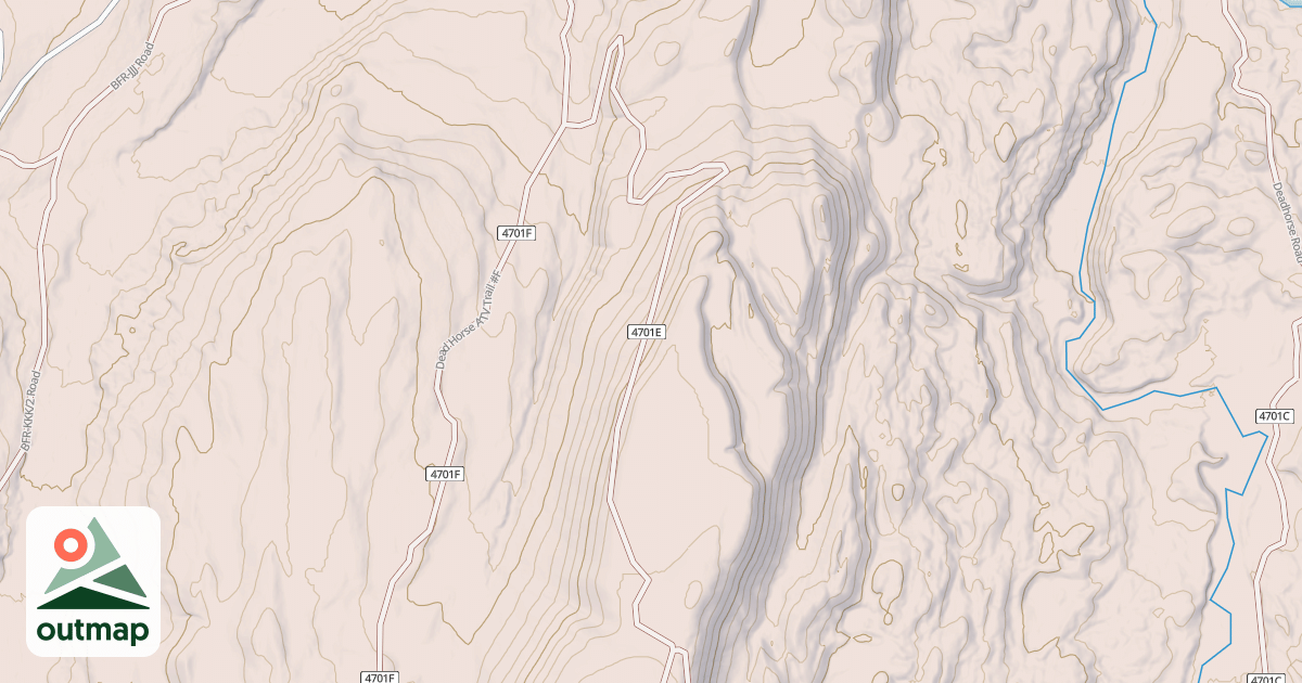 Map of Dead Horse Atv E