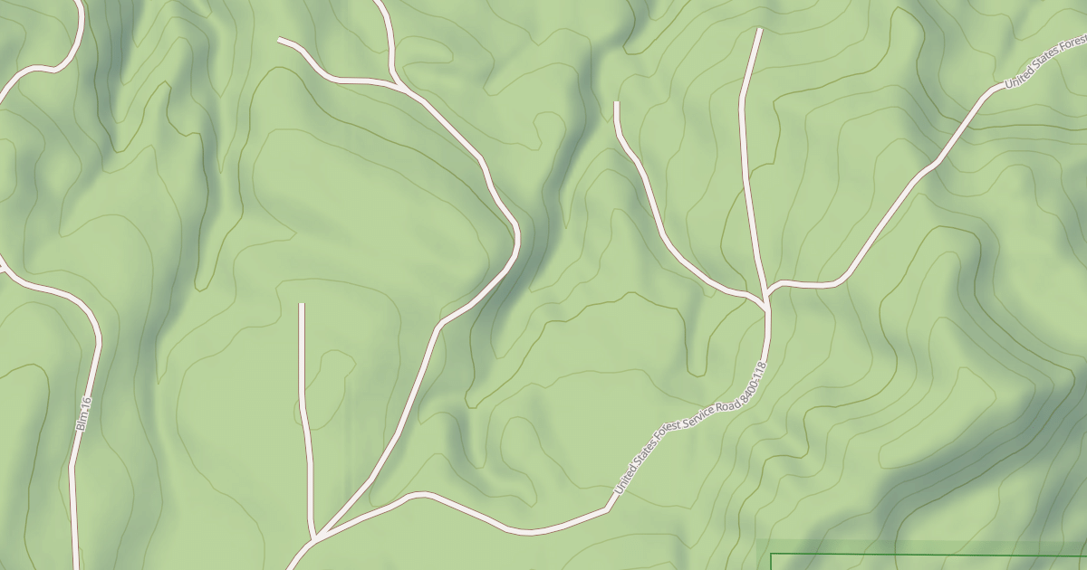 Map preview of USFS Motor Vehicle Use Map Roads {FCB1487C-139C-4B86-B19B-DF7806A42A9F}