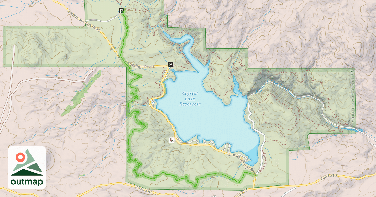 Map of Crystal Ridge