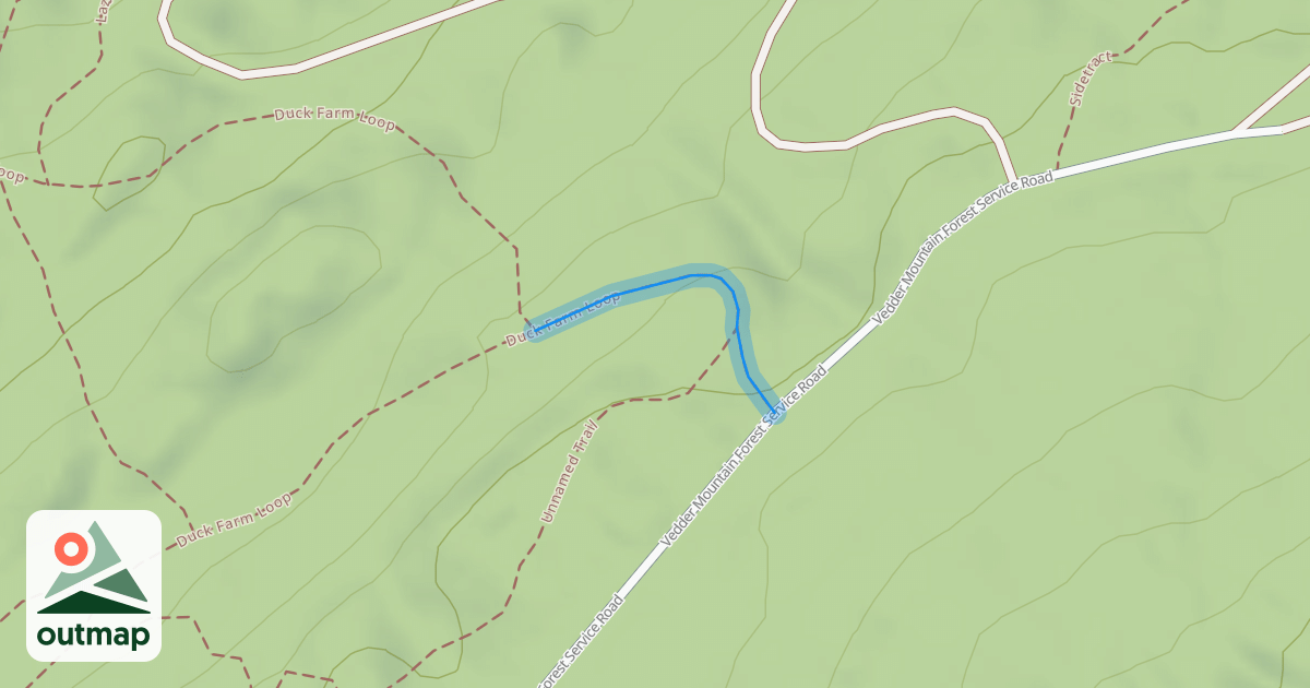 Map of Duck Farm Loop