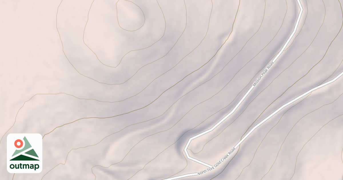 Map of MISSION PEAK U