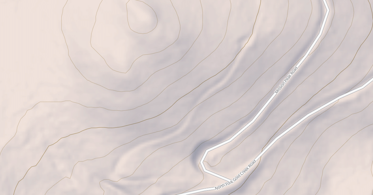 Map preview of MISSION PEAK U