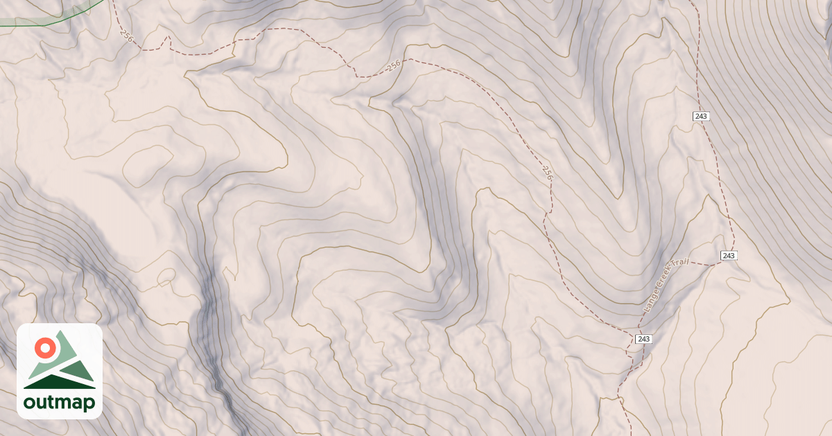 Map of Benchmark Creek