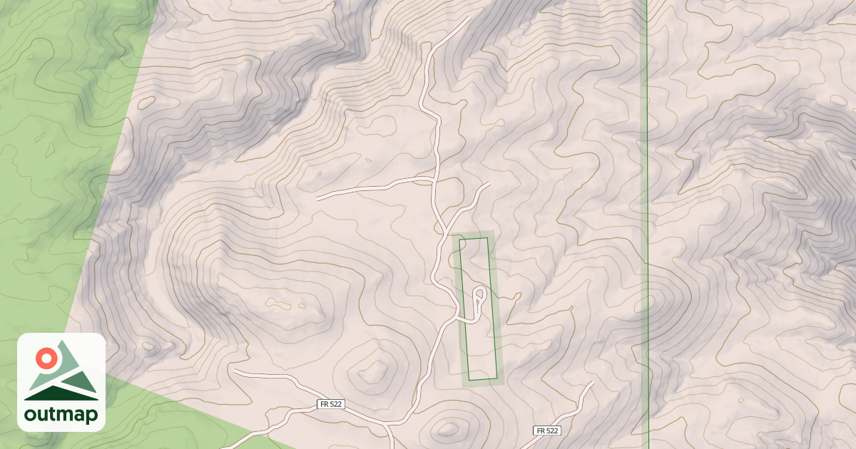 Map of CHIMNEY PARK SPUR E