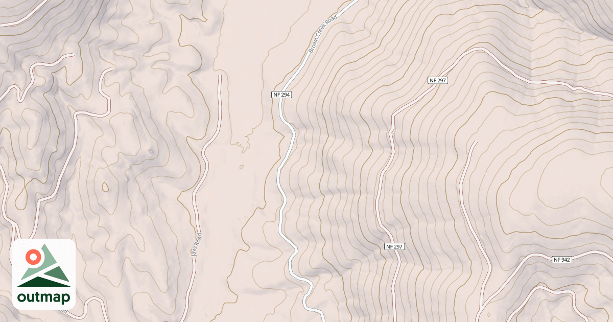 Map of BROWNS CREEK
