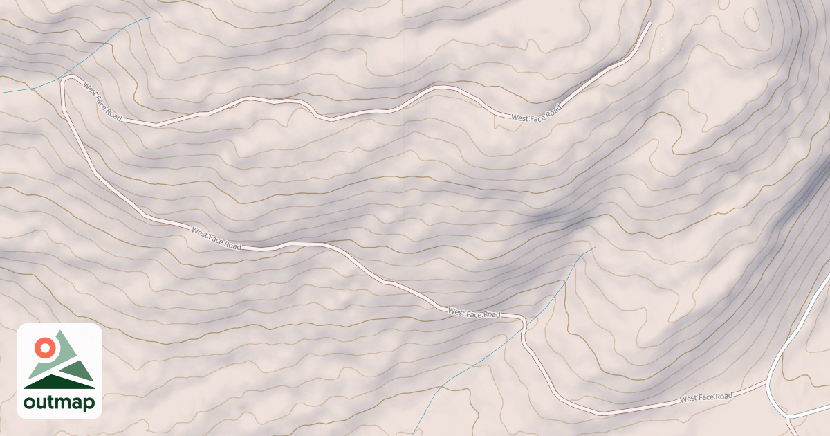 Map of WEST FACE