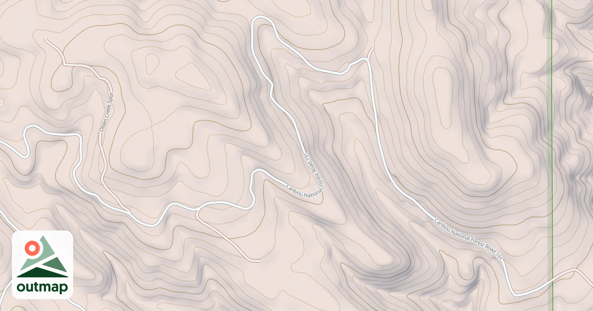 Map of OLSEN CREEK