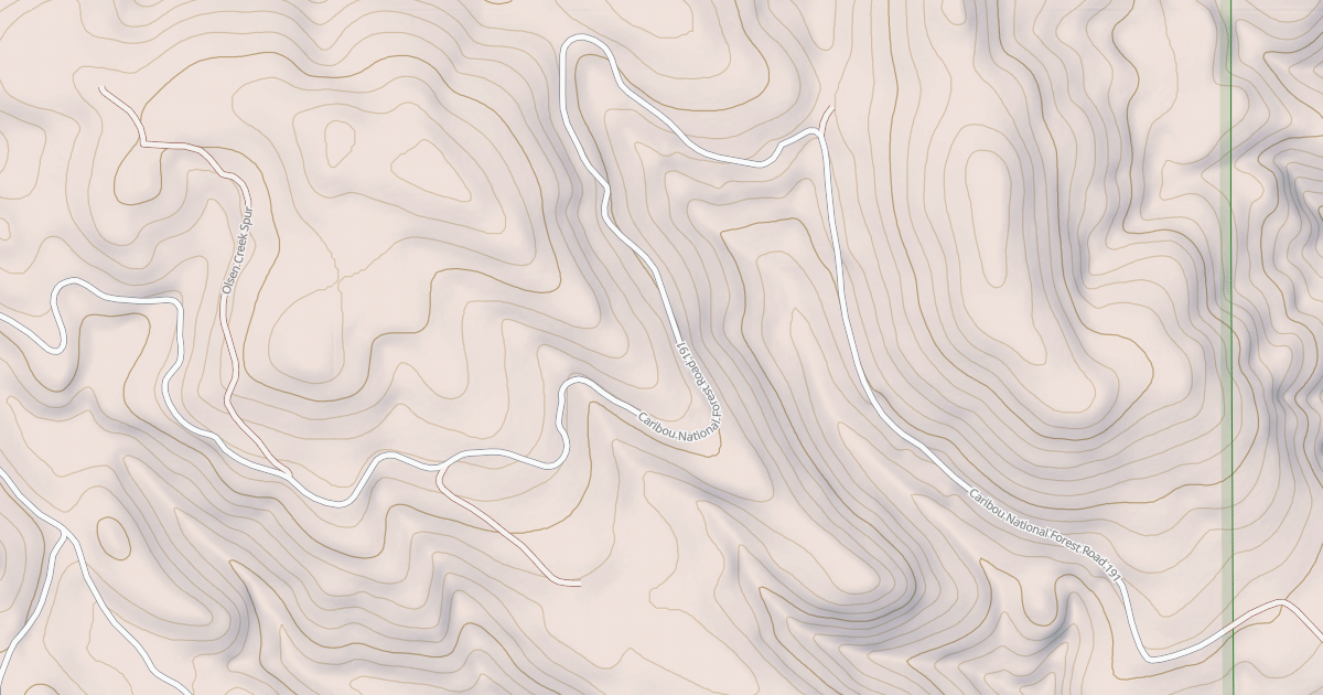 Map preview of OLSEN CREEK